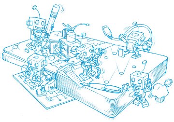 The Robo Toons at work!